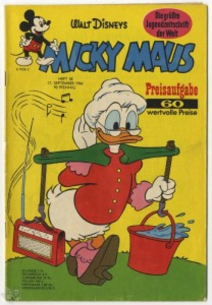 Micky Maus 1966: Nr. 38, Heft, Ehapa Verlag, 1951-